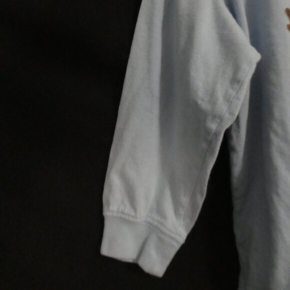 TANGERINE | size 3 | Light Blue Snowman Long Sleeve Top - Picture 4 of 15